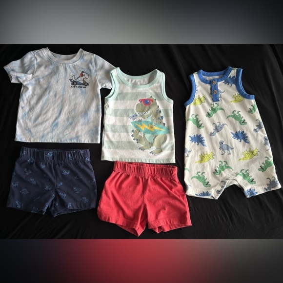 Garanimals boys summer outfits, x3 - Picture 1 of 8